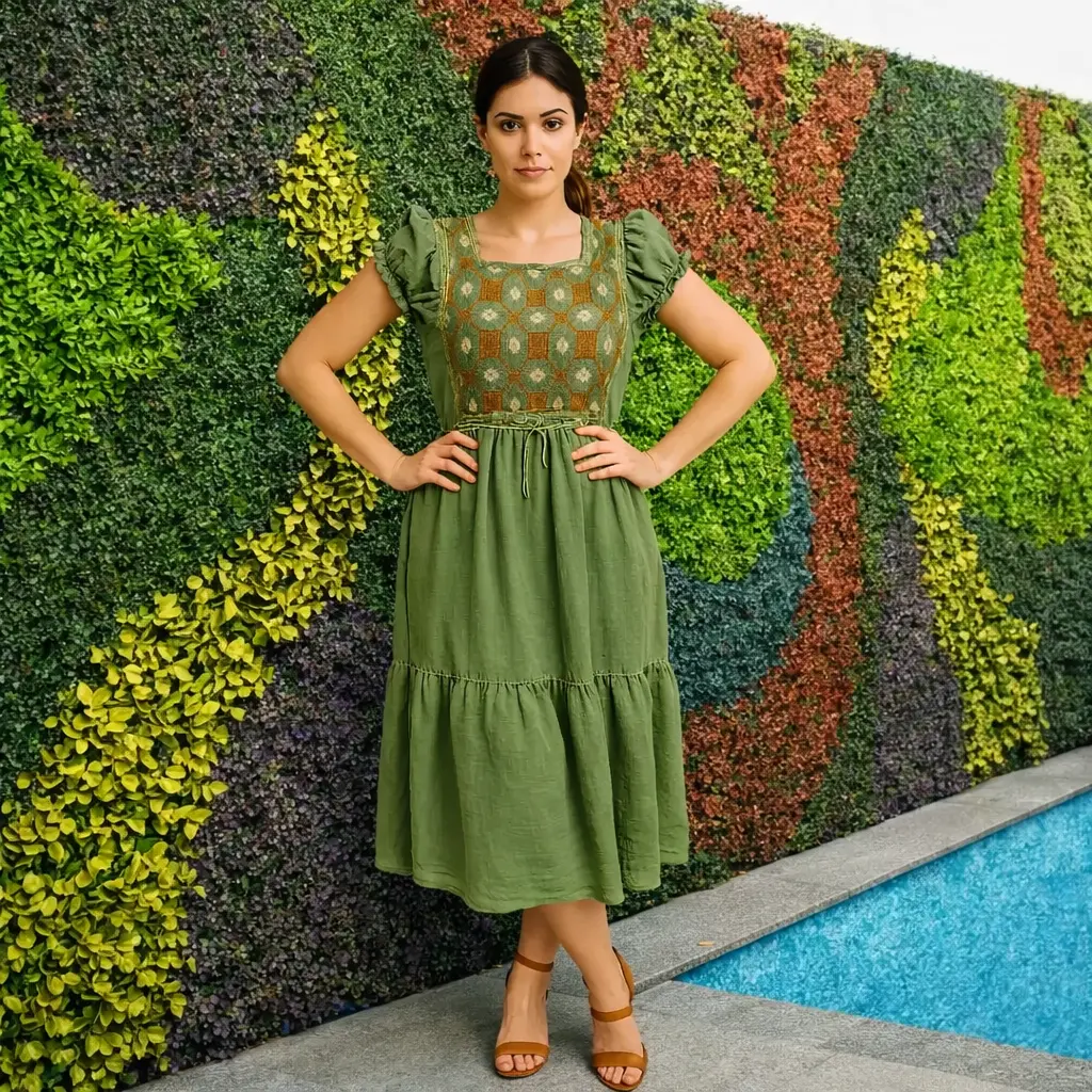 Vestido “Olivo Serrano”