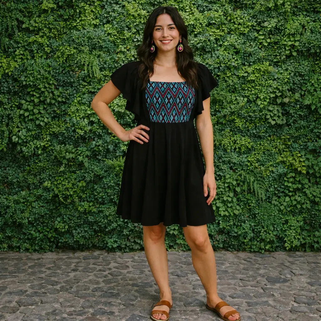 Vestido “Nocturno Zapoteca” (Grande)