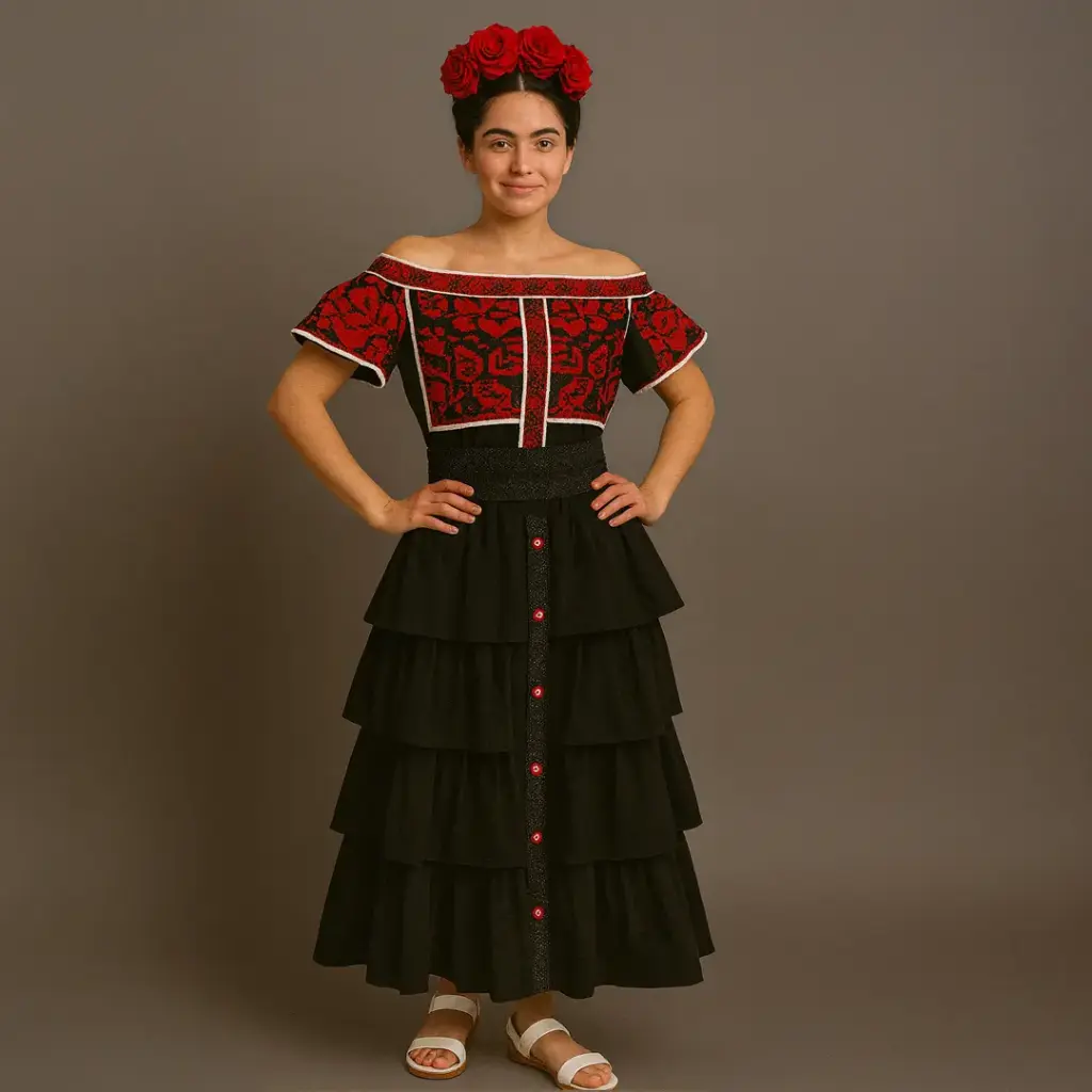 Vestido “Reina Tehuana”