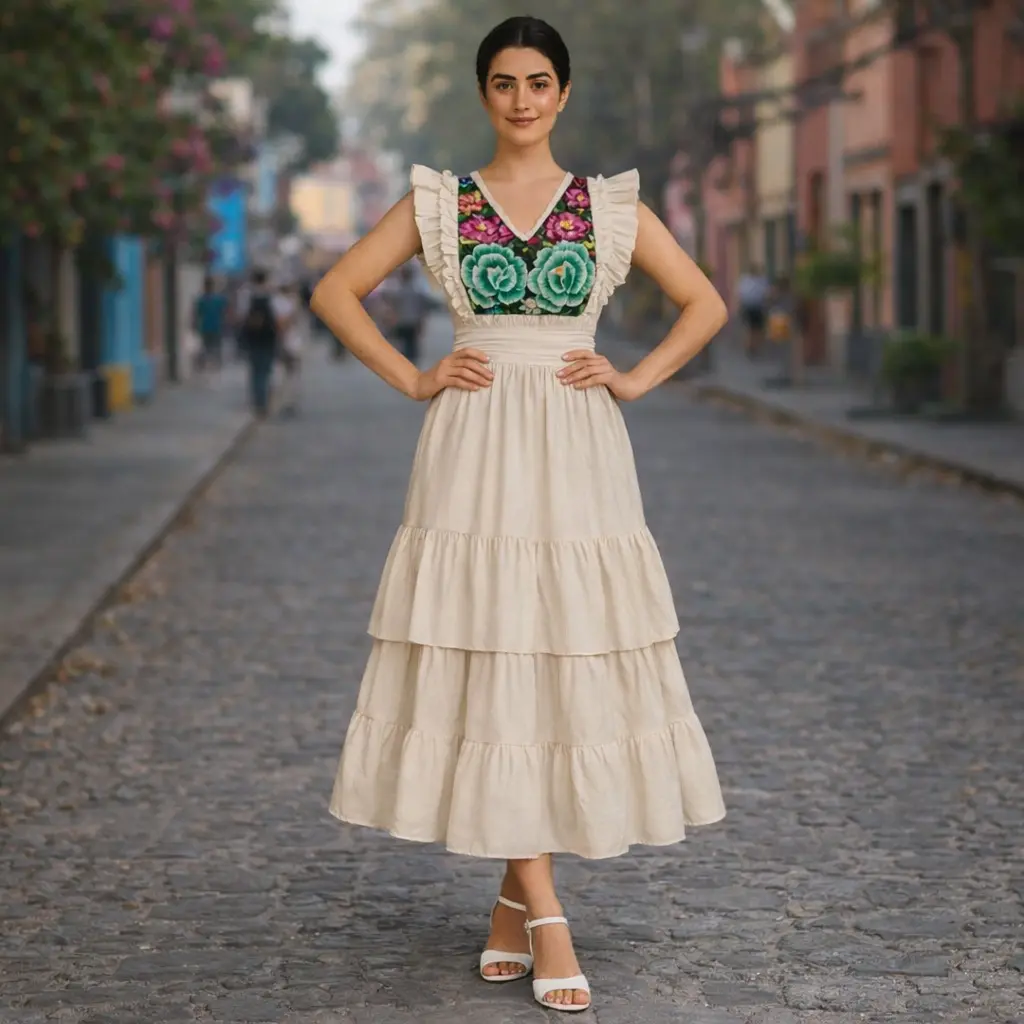 Vestido “Jardín de Oaxaca”