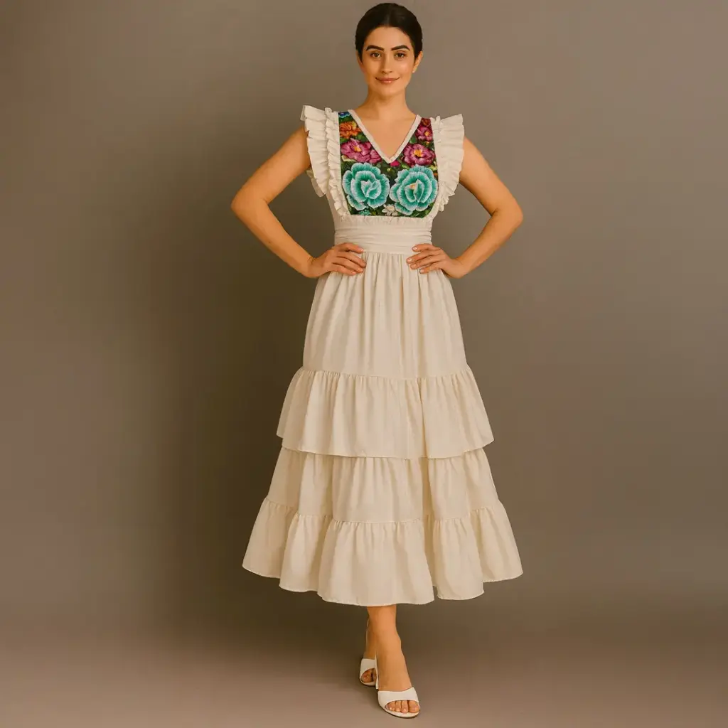 Vestido “Jardín de Oaxaca”