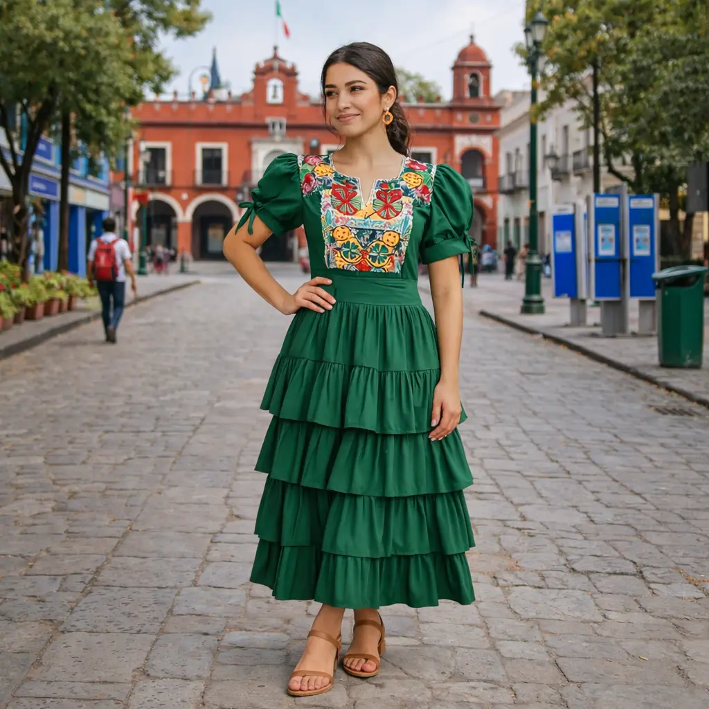 Vestido “Esmeralda de Oaxaca”