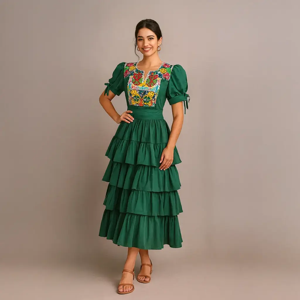Vestido “Esmeralda de Oaxaca”