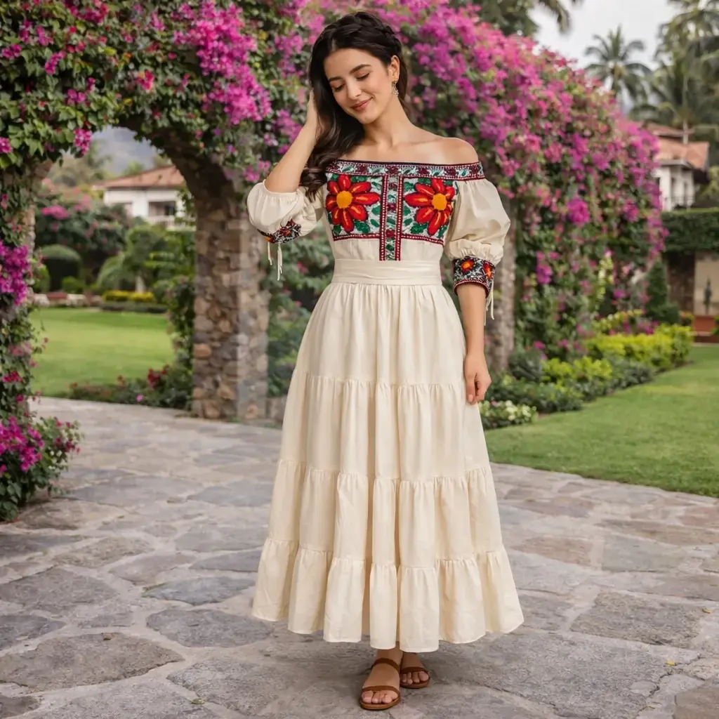 Vestido “Luz de Montealbán”