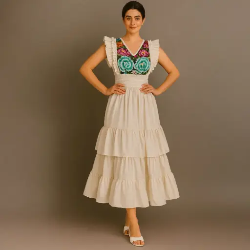 Vestido “Jardín de Oaxaca”