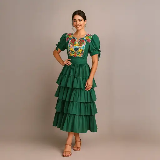 Vestido “Esmeralda de Oaxaca”