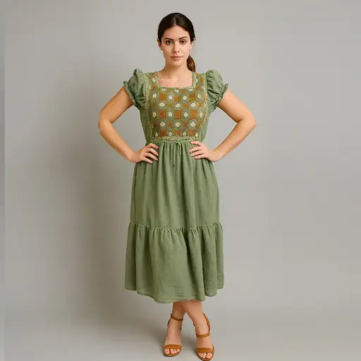 Vestido “Olivo Serrano”