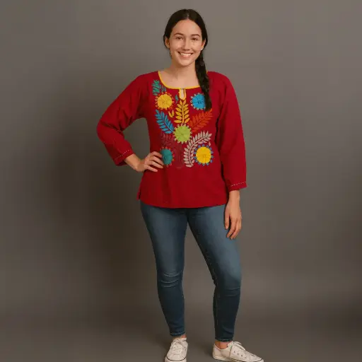 Blusa “Flores del Monte”